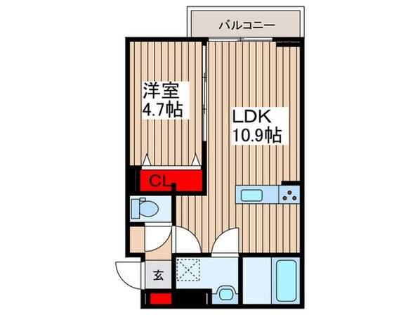 レクシア南田中の物件間取画像